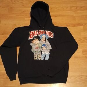 Backwoods Rick n Morty Hoodie. Size: S
